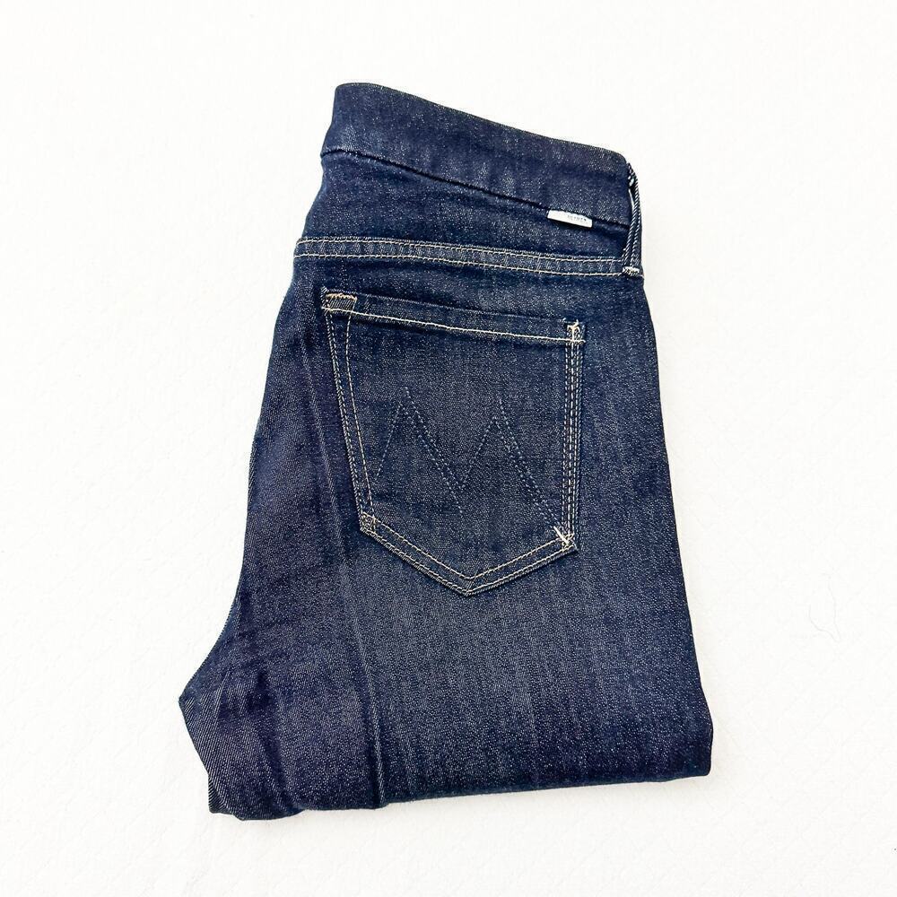 Mother The Looker Too Good To Be True Dark Wash Denim Jeans Size 28